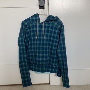 frank & eileen plaid hoodie